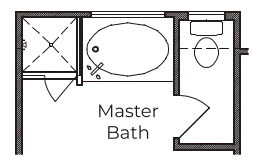 Master Bath with Tub