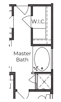 Master Bath with Tub