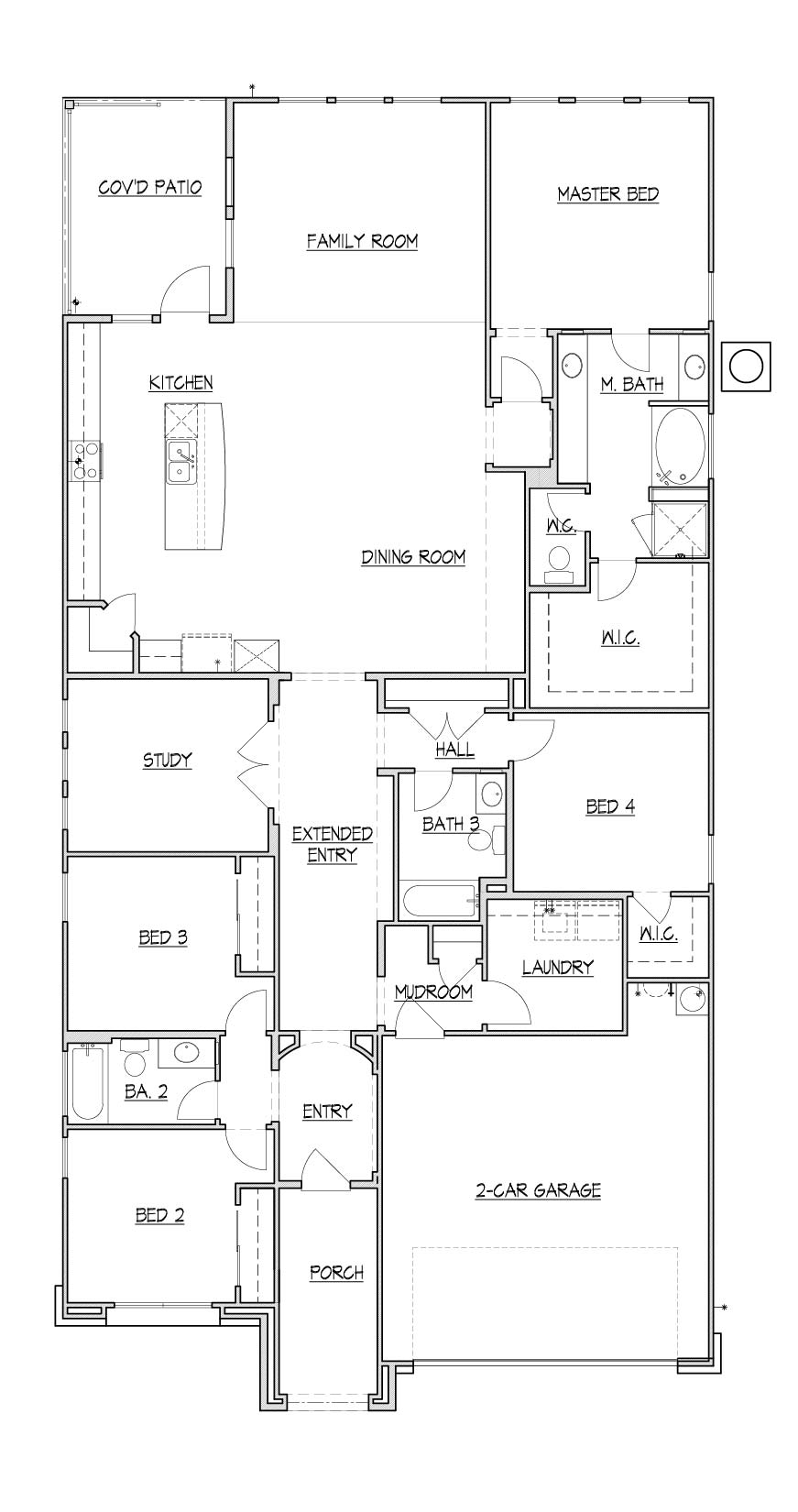 open floor plan