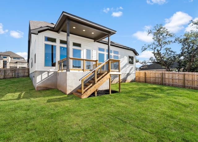 Covered patio